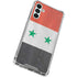 Syria Flag Distressed Galaxy A13 5G Clear Case